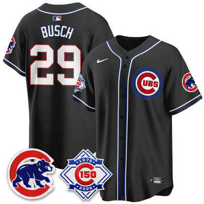 CHC 150th Anniversary Black Out Style Vapor Premier Limited Jersey - Stitched