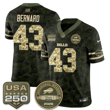 BUF 2026 Salute to Service Edition Vapor Jersey V2- Stitched