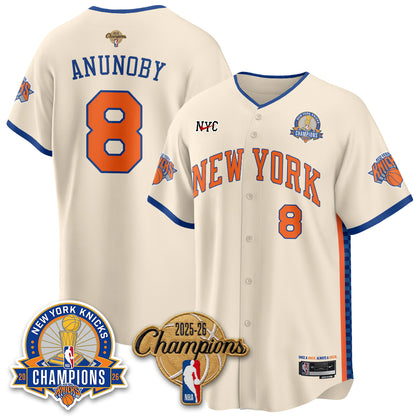 New York Knicks 2026 NBA Champions Special Edition Vapor Jersey V2- Stitched