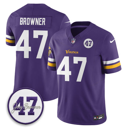 MIN Joey Browner Thank You For Memories - 1960 – 2026 Football Vapor Limited Jersey - All Stitched