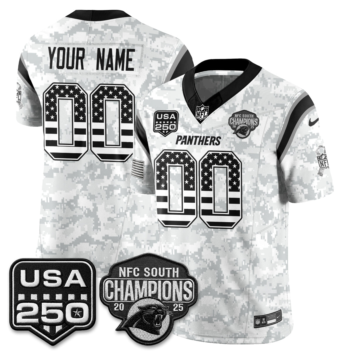 CAR 2026 Salute To Service Edition Vapor Custom Jersey - Stitched