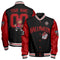 black red