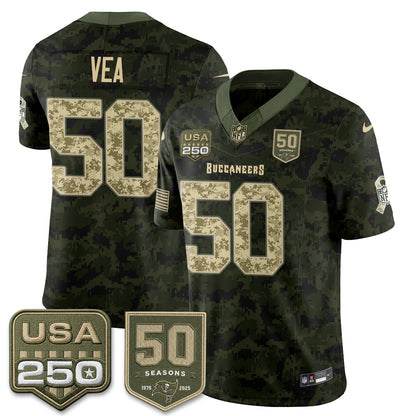 TB 2026 Salute to Service Edition Vapor Jersey - Stitched