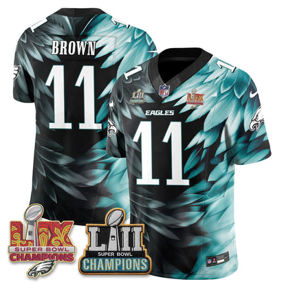 Philadelphia Eagles Fangear Edition Vapor Jersey - Stitched-NHM