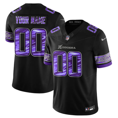 Minnesota Vikings Fangear Edition Vapor Custom Jersey - Stitched-NHM