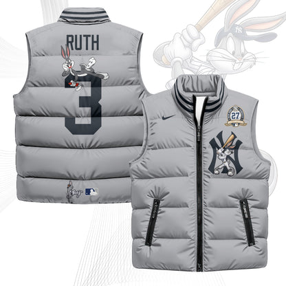 New York Yankees Edition Unisex Puffer Vest - Printed