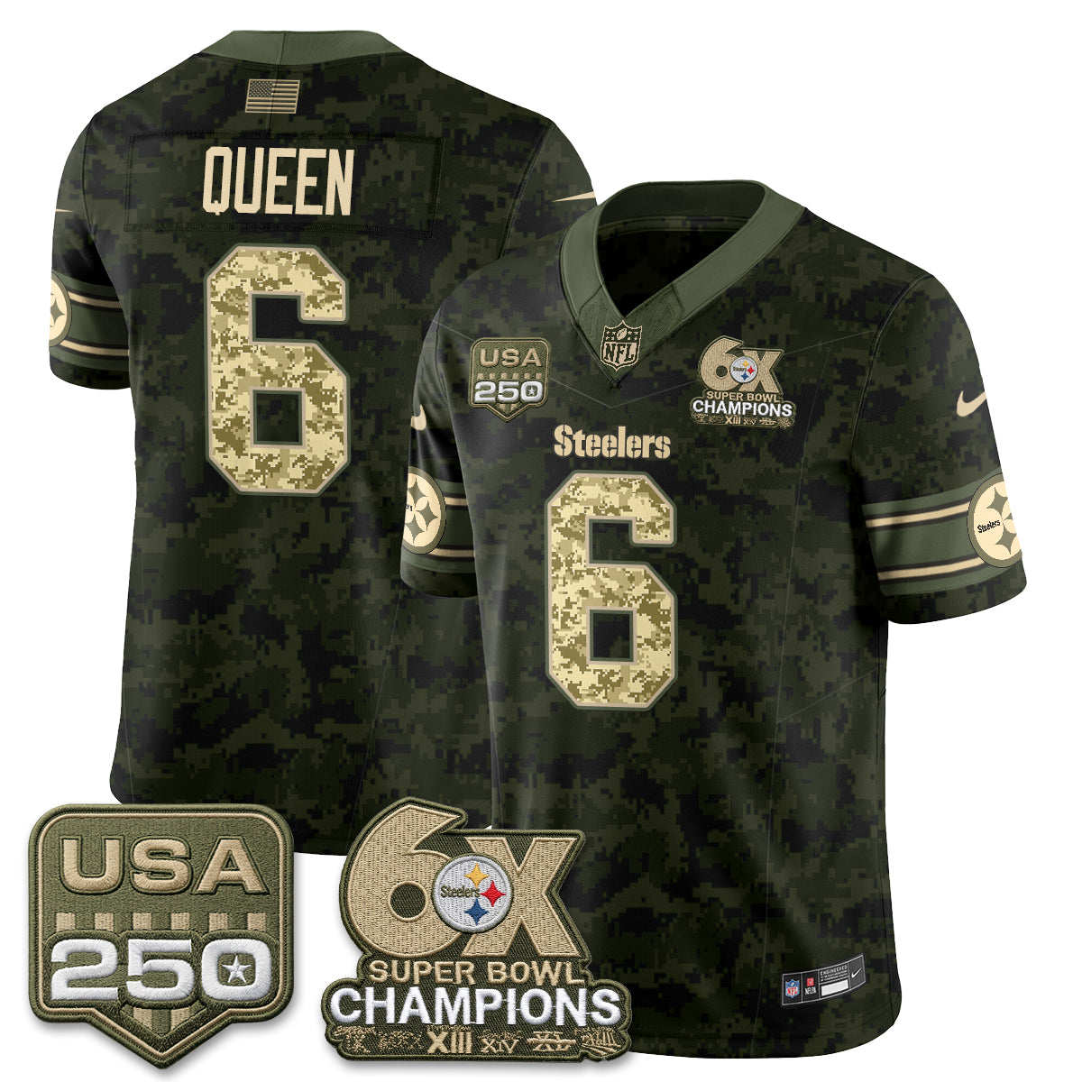 PIT 2026 Salute to Service Edition Vapor Jersey V2- Stitched