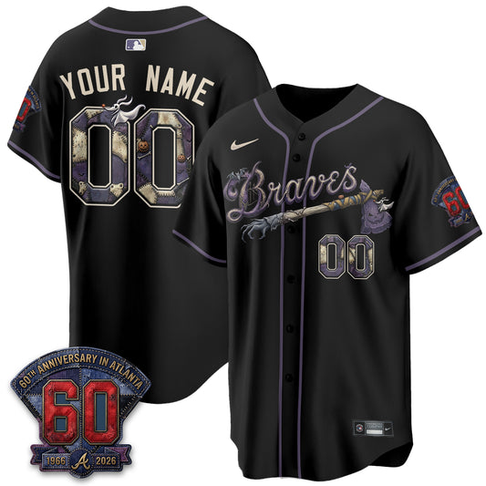 ATL Nightmare Edition Vapor Custom Jersey - Stitched-NQD