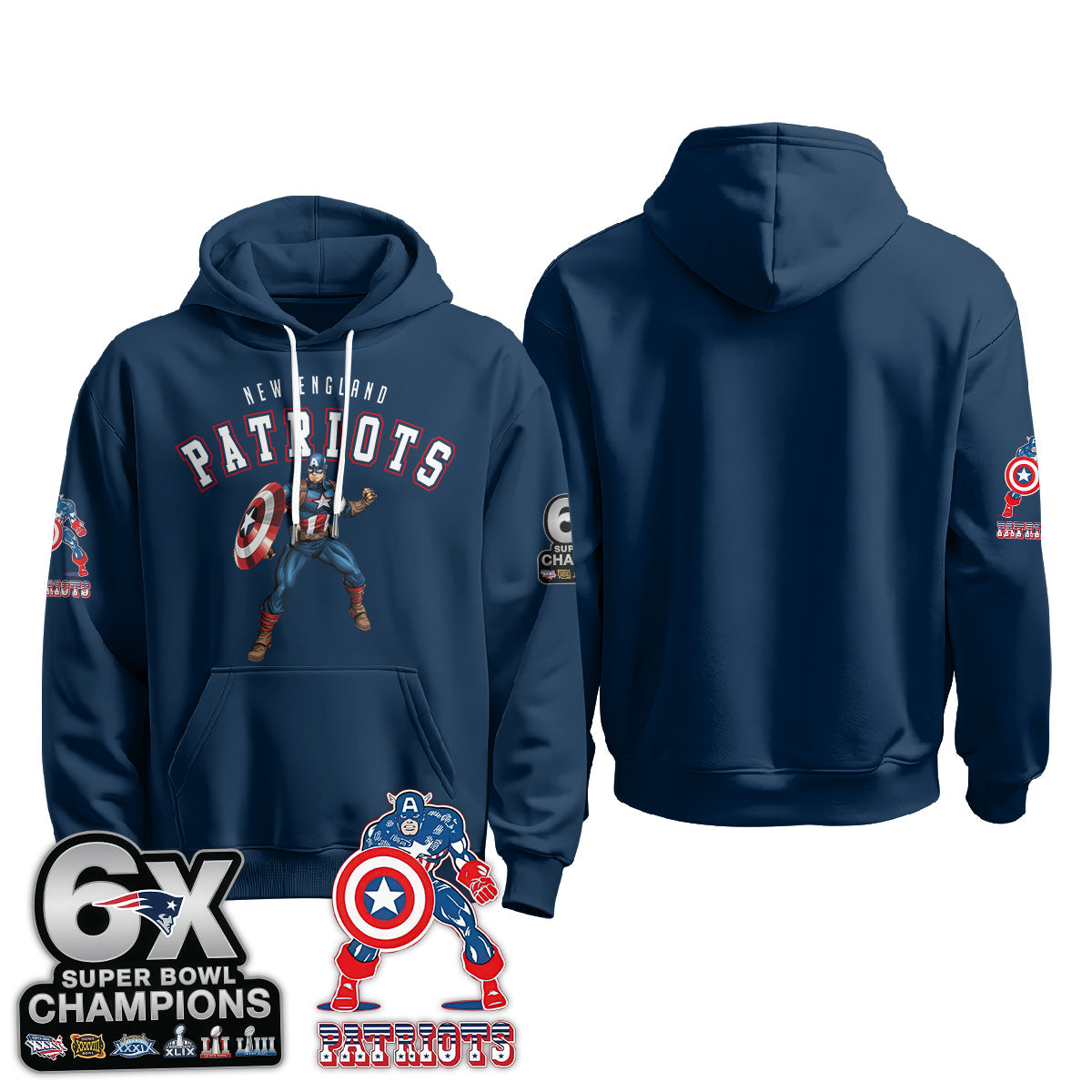 NE x Liberty Guardian Edition Pullover Hoodie V1 - Printed