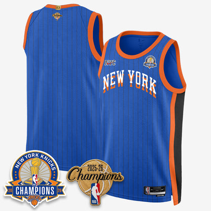 New York Knicks 2026 Basketball Champions Special Edition Vapor Jersey V2- Stitched