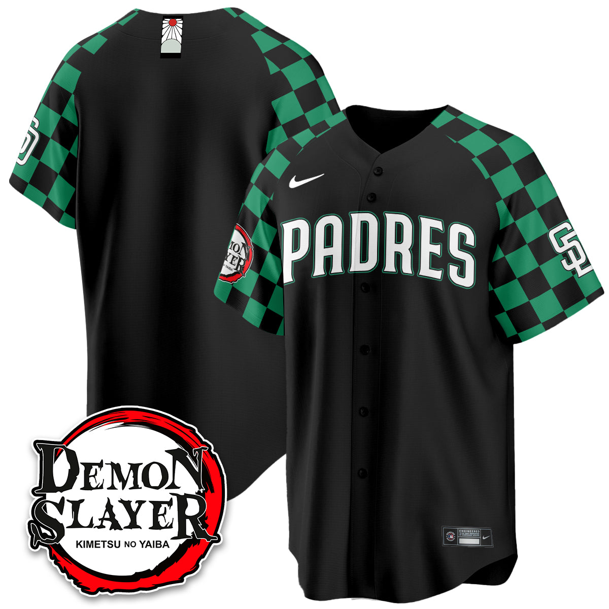 San Diego Padres Demon Slayer Vapor Limited Jersey - Stitched