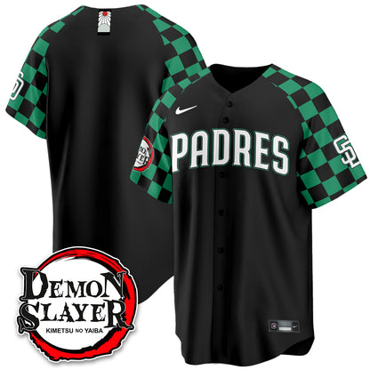 San Diego Padres Demon Slayer Vapor Limited Jersey - Stitched