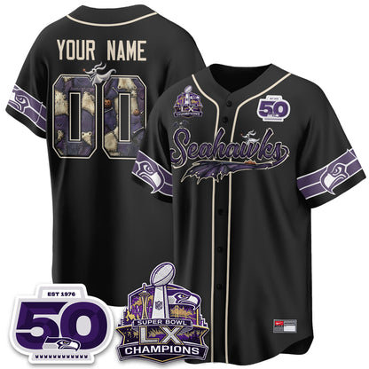 SEA 2026 Nightmare Edition Vapor Custom Baseball Jersey - Stitched