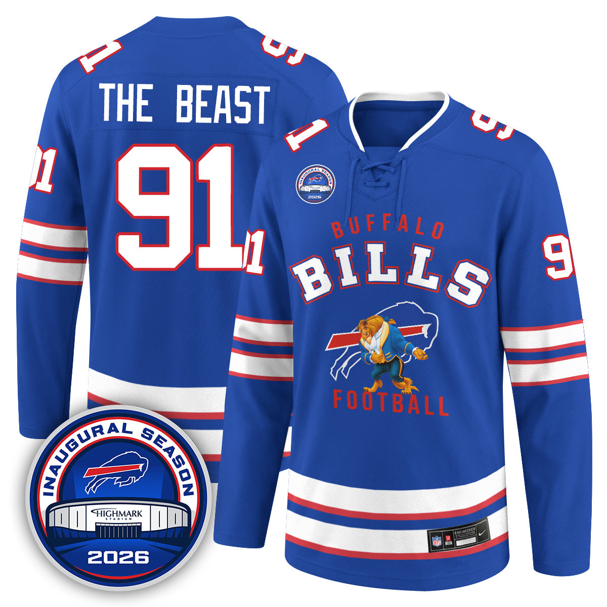 BUF x The Beast Edition Hockey Jersey - Printed