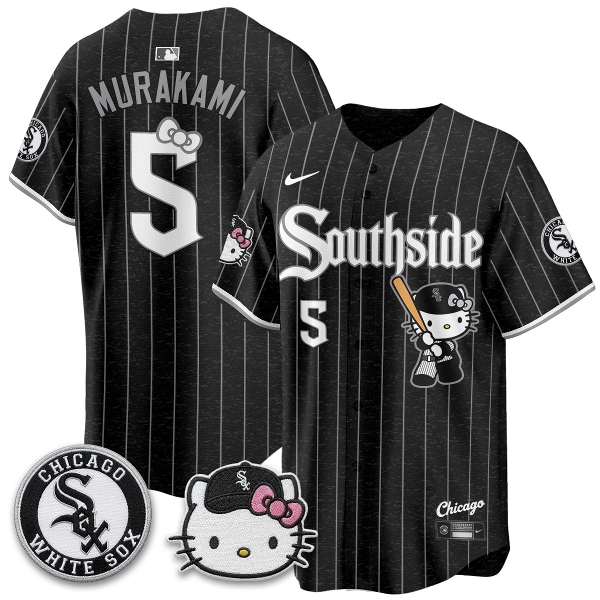 Chicago White Sox x Meow KT Vapor Jersey - Stitched