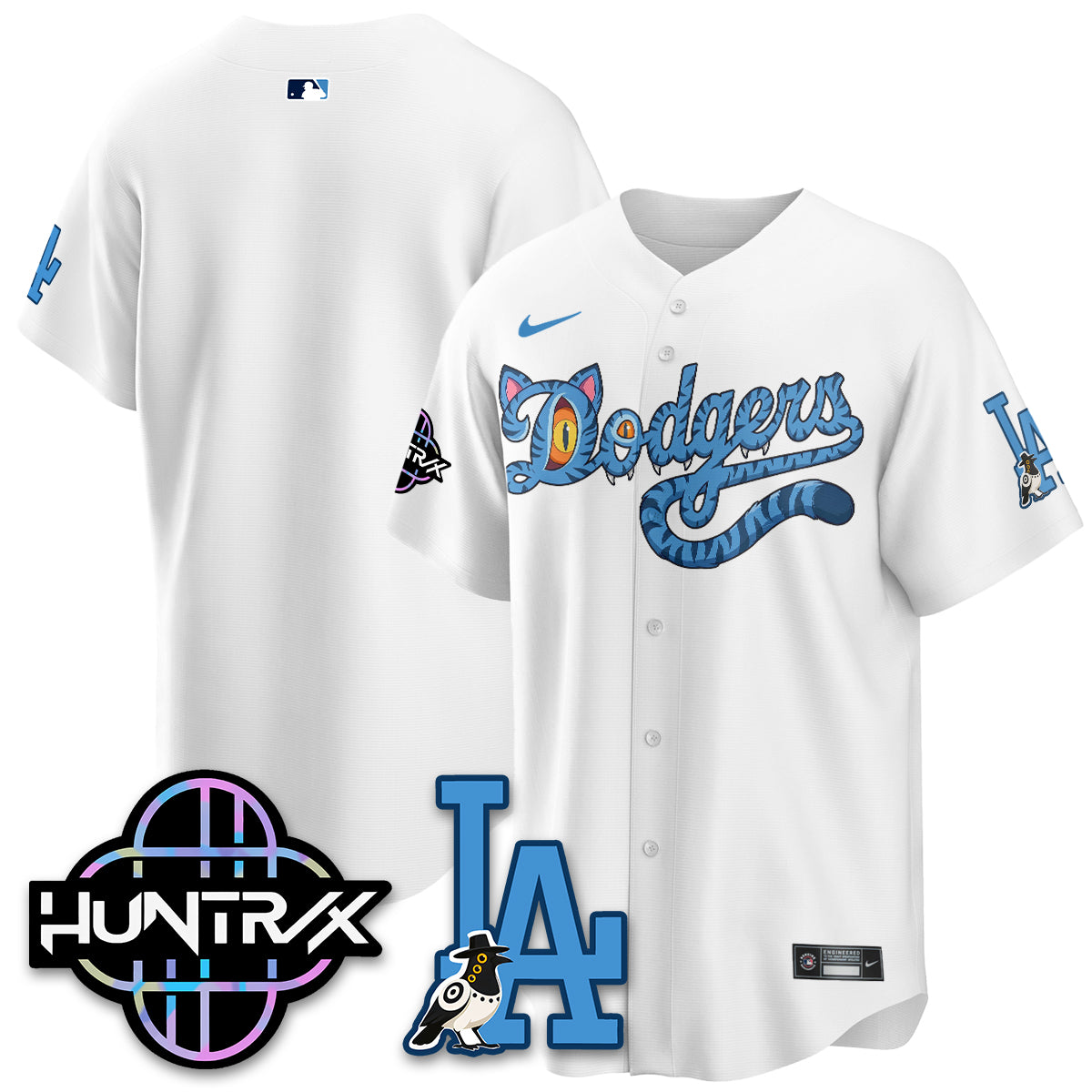 Los Angeles Dodgers x K-Pop Demon Hunters 2026 Vapor Jersey - Stitched