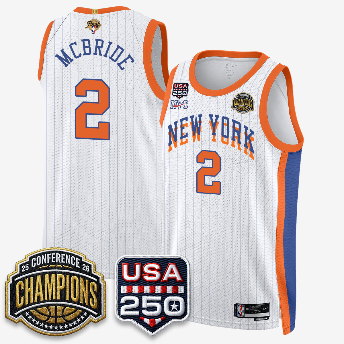 NYK 2026 NBA Eastern Conference Champions City Edition Jersey V2- Stitched