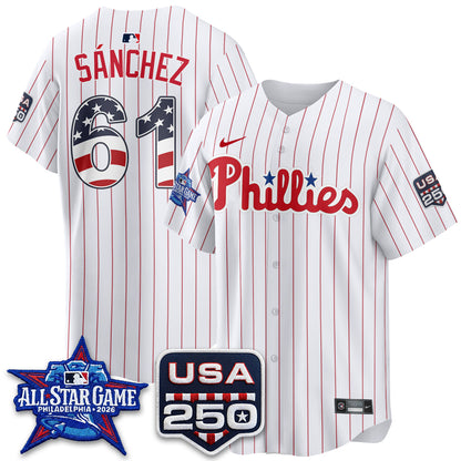 Philadelphia Phillies 2026 All Star Edition Vapor Jersey - Stitched