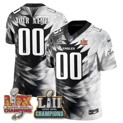 Philadelphia Eagles Fangear Edition Vapor Custom Jersey - Stitched-NHM