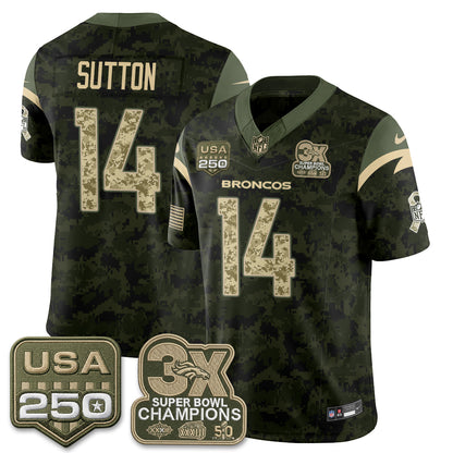 DEN 2026 Salute to Service Edition Vapor Jersey - Stitched