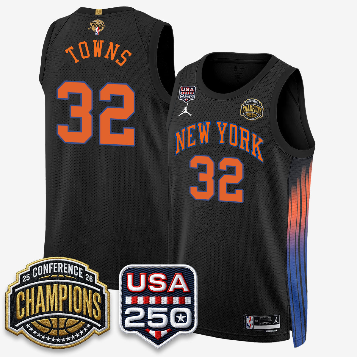 NYK 2026 NBA Eastern Conference Champions City Edition Jersey V2- Stitched