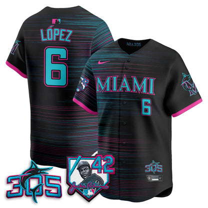 MIA 2026 Jackie Robinson New Era Vapor Limited Jersey - Stitched