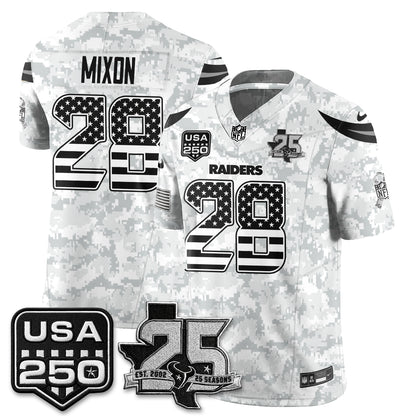 HOU 2026 Salute to Service Edition Vapor Jersey - Stitched