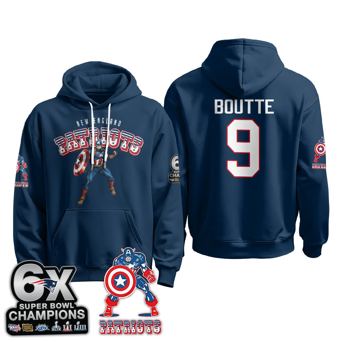 NE x Liberty Guardian Edition Pullover Hoodie V2 - Printed