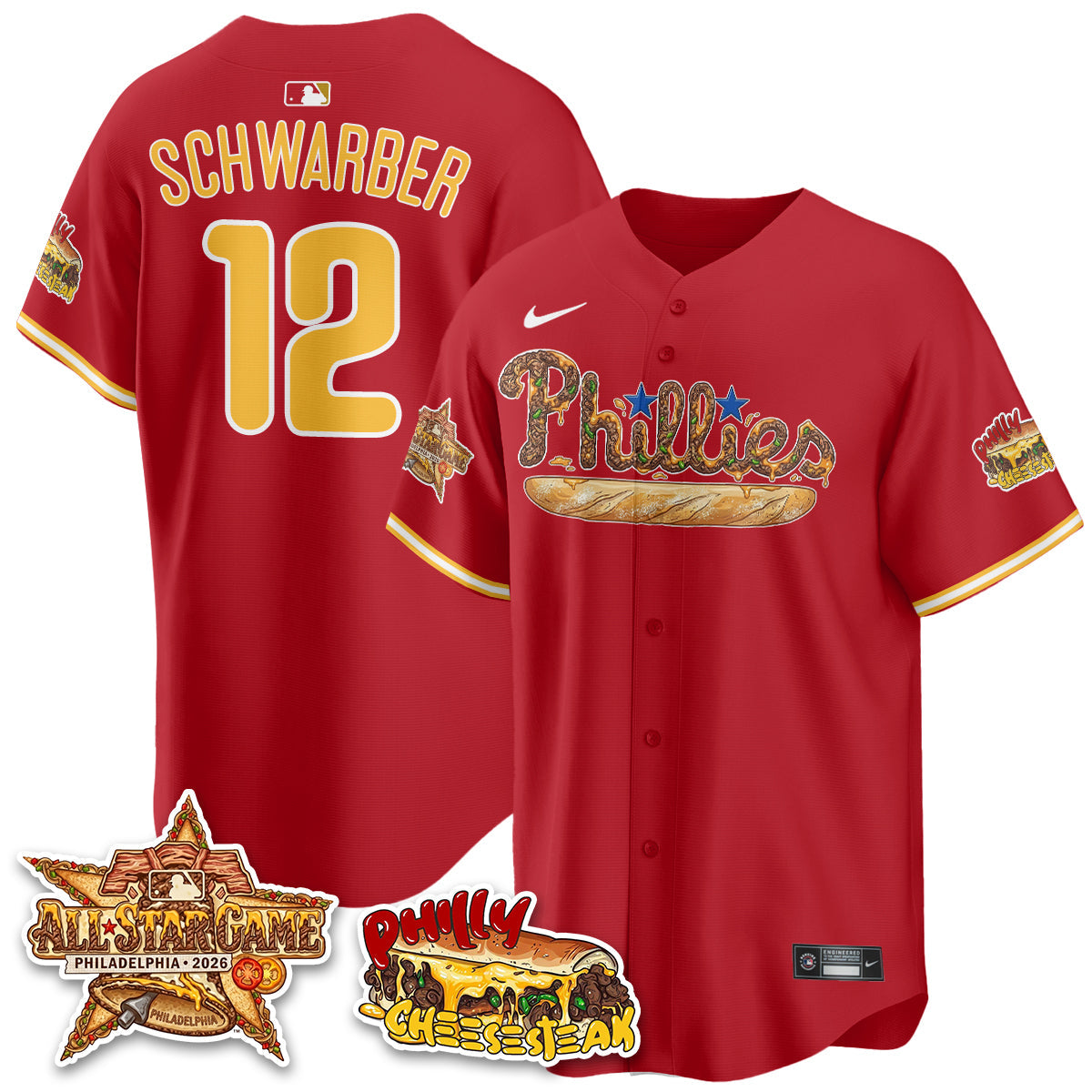 PHI Cheesesteak Edition Vapor Limited Jersey - Stitched