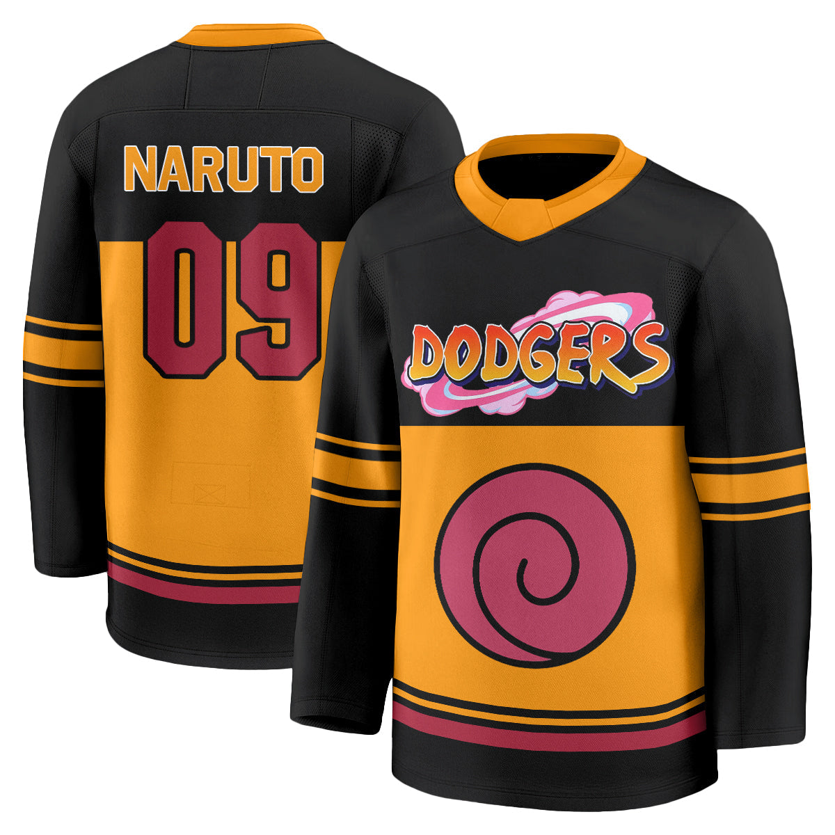 LAD Naruto Edition Vapor Hockey Jersey - Stitched