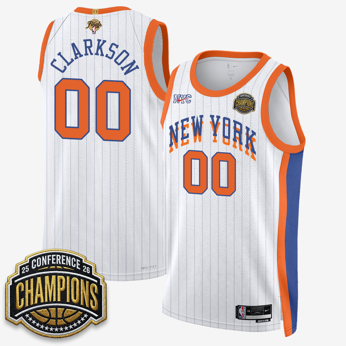 NYK 2026 NBA Finals City Edition Jersey V3- Stitched
