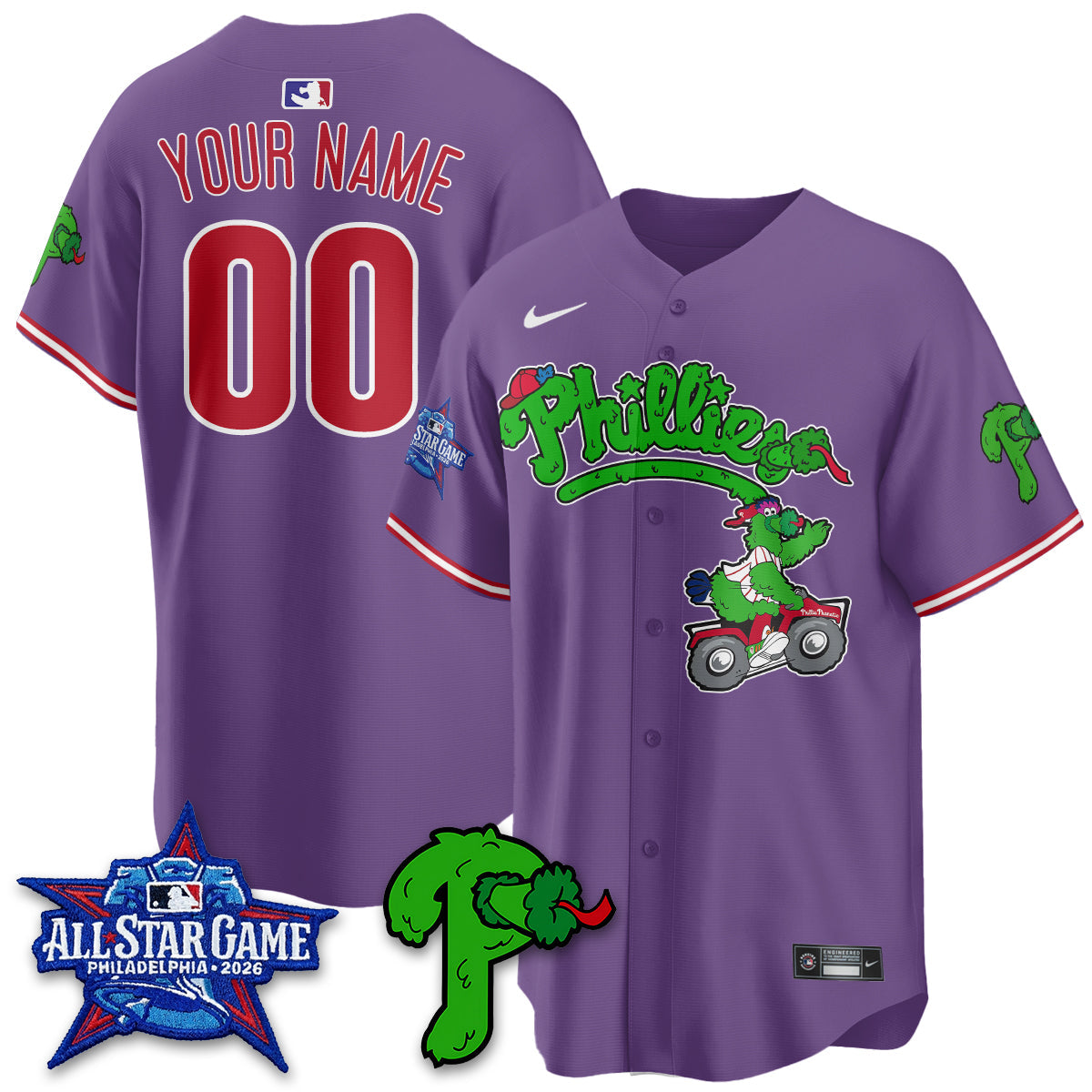PHI Phanatic Vapor Limited Custom Jersey V2- Stitched