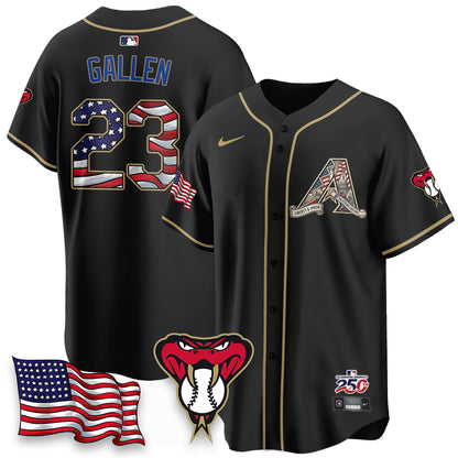 Arizona Diamondbacks 2026 Independence Day USA Vapor Limited Jersey - Stitched-NHM