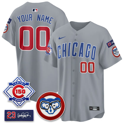 Chicago Cubs 150th Anniversary Holy Cow Vapor Premier Limited Custom Jersey - All Stitched