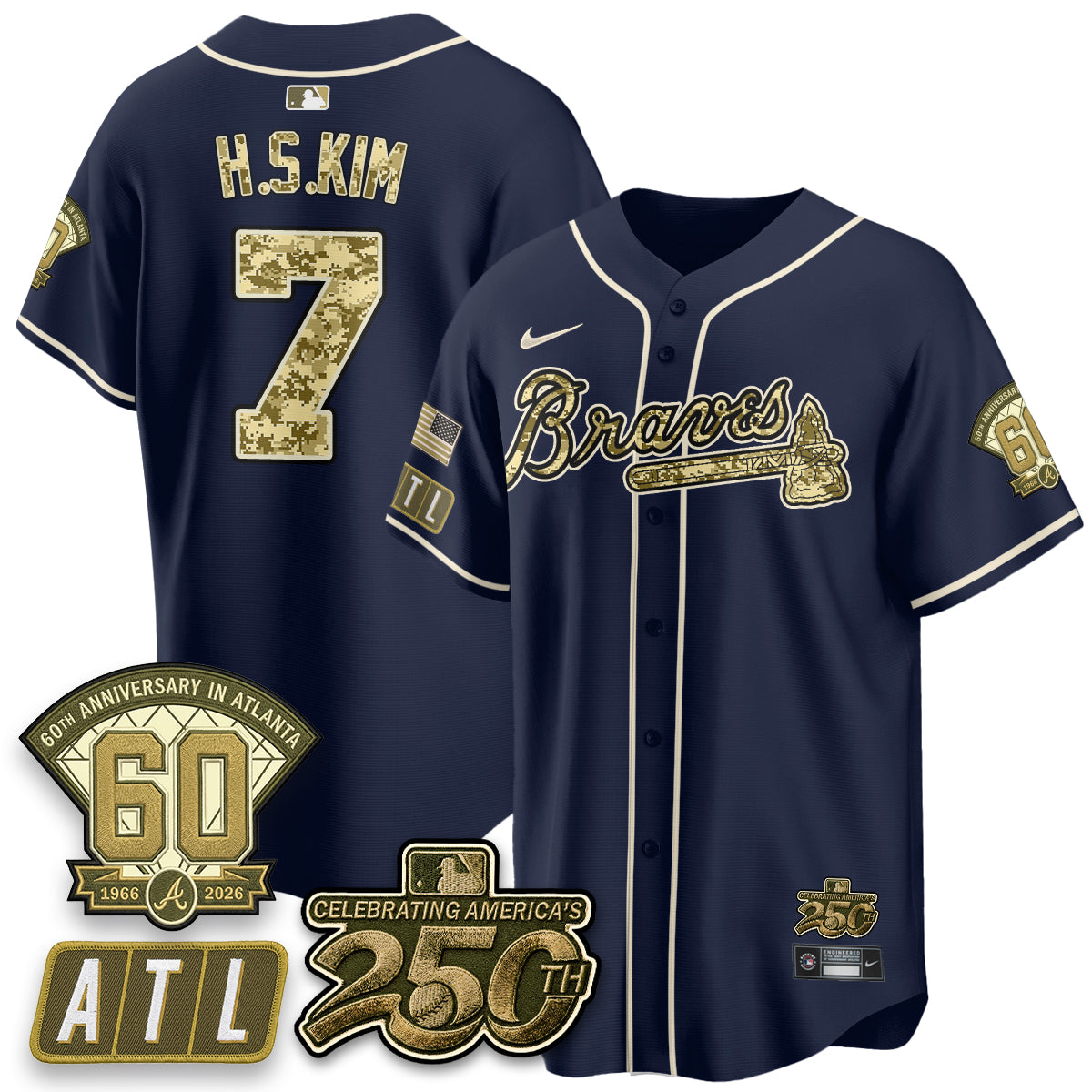ATL Salute to Service 2026 Vapor Limited Jersey - All Stitched