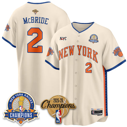 New York Knicks 2026 NBA Champions Special Edition Vapor Jersey V2- Stitched
