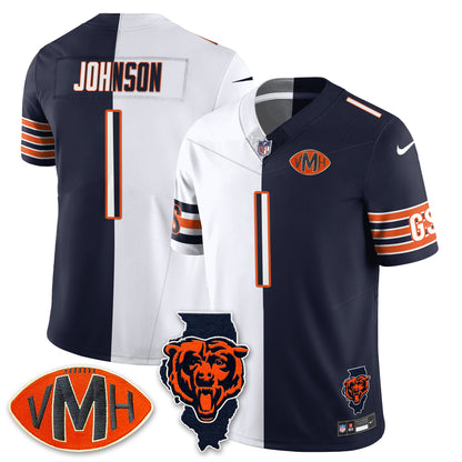 CHI Honor Virginia Halas McCaskey Split Edition - Stitched