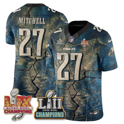 Philadelphia Eagles Fangear Edition Vapor Jersey - Stitched-NHM