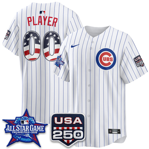 Chicago Cubs 2026 All Star Edition Vapor Custom Jersey - Stitched