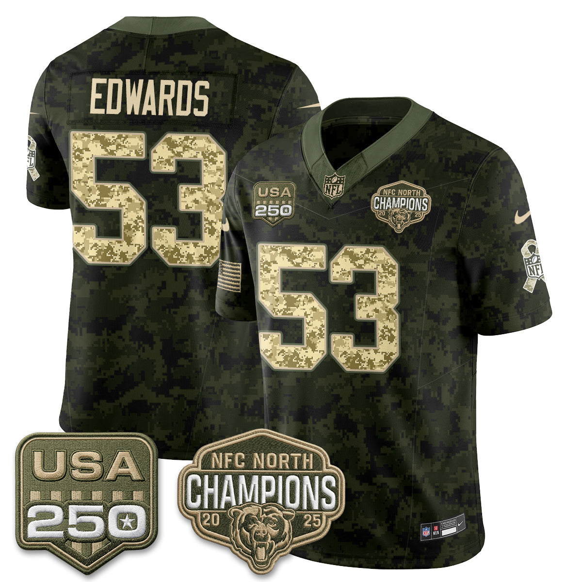 CHI 2026 Salute to Service Edition Vapor Jersey V2 - Stitched
