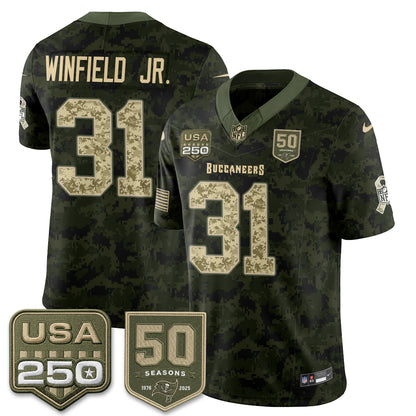 TB 2026 Salute to Service Edition Vapor Jersey - Stitched