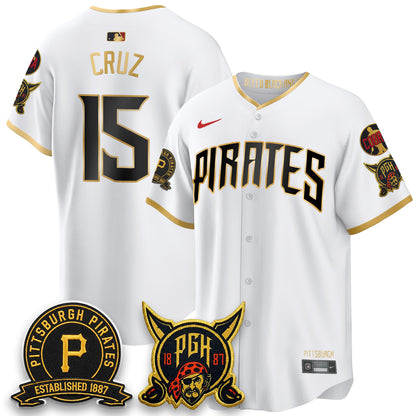 PIT 2026 City Connect Vapor Limited Jersey - Cobra & Est 1887 Patch - All Stitched