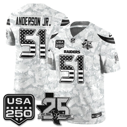 HOU 2026 Salute to Service Edition Vapor Jersey - Stitched