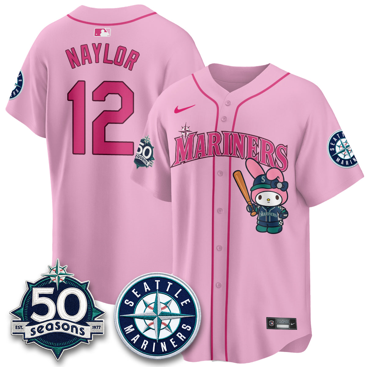 SEA x  Pink Sanrio Friend Vapor Jersey - Stitched