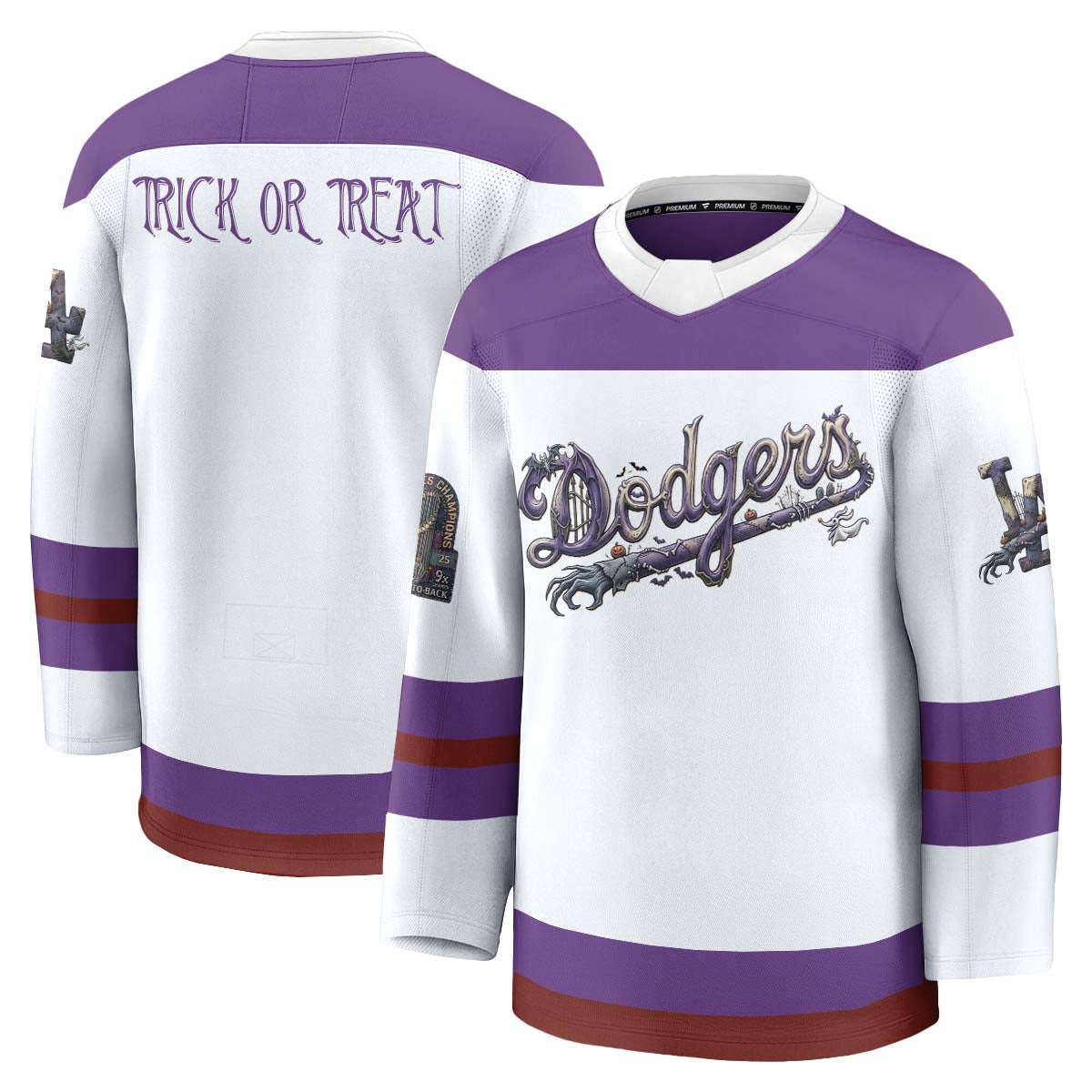 LAD Nightmare Halloween Edition Hockey Jersey - Printed