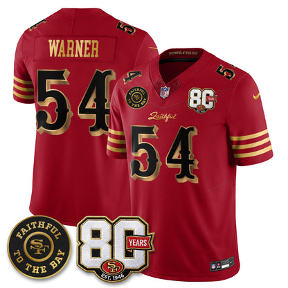 SF “Rivalries” Vapor Limited Jersey - Faithful To The Bay Patch - All Stitched