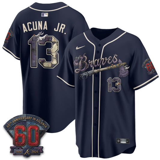 ATL Nightmare Edition Vapor Jersey - Stitched-NQD