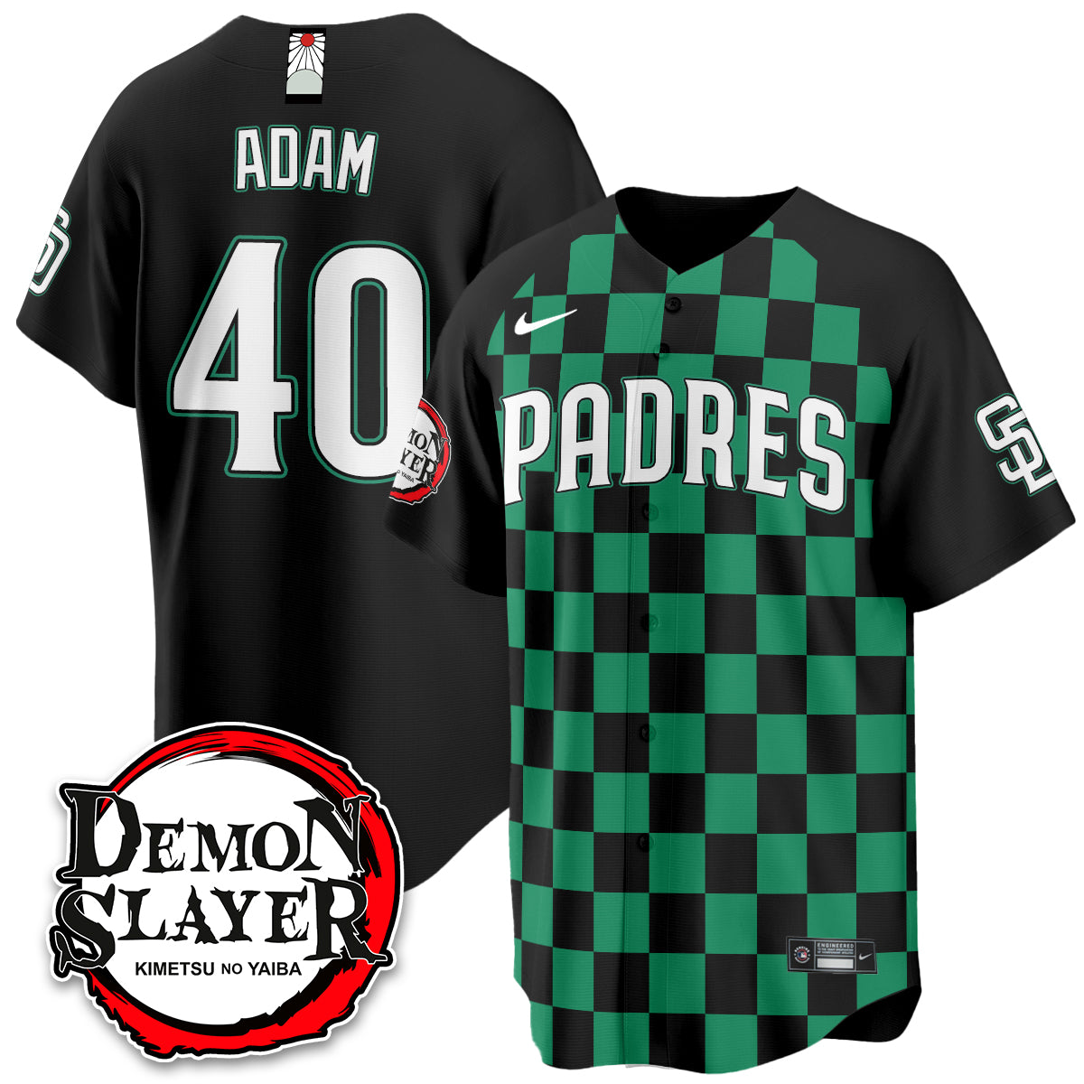 San Diego Padres Demon Slayer Vapor Limited Jersey - Stitched