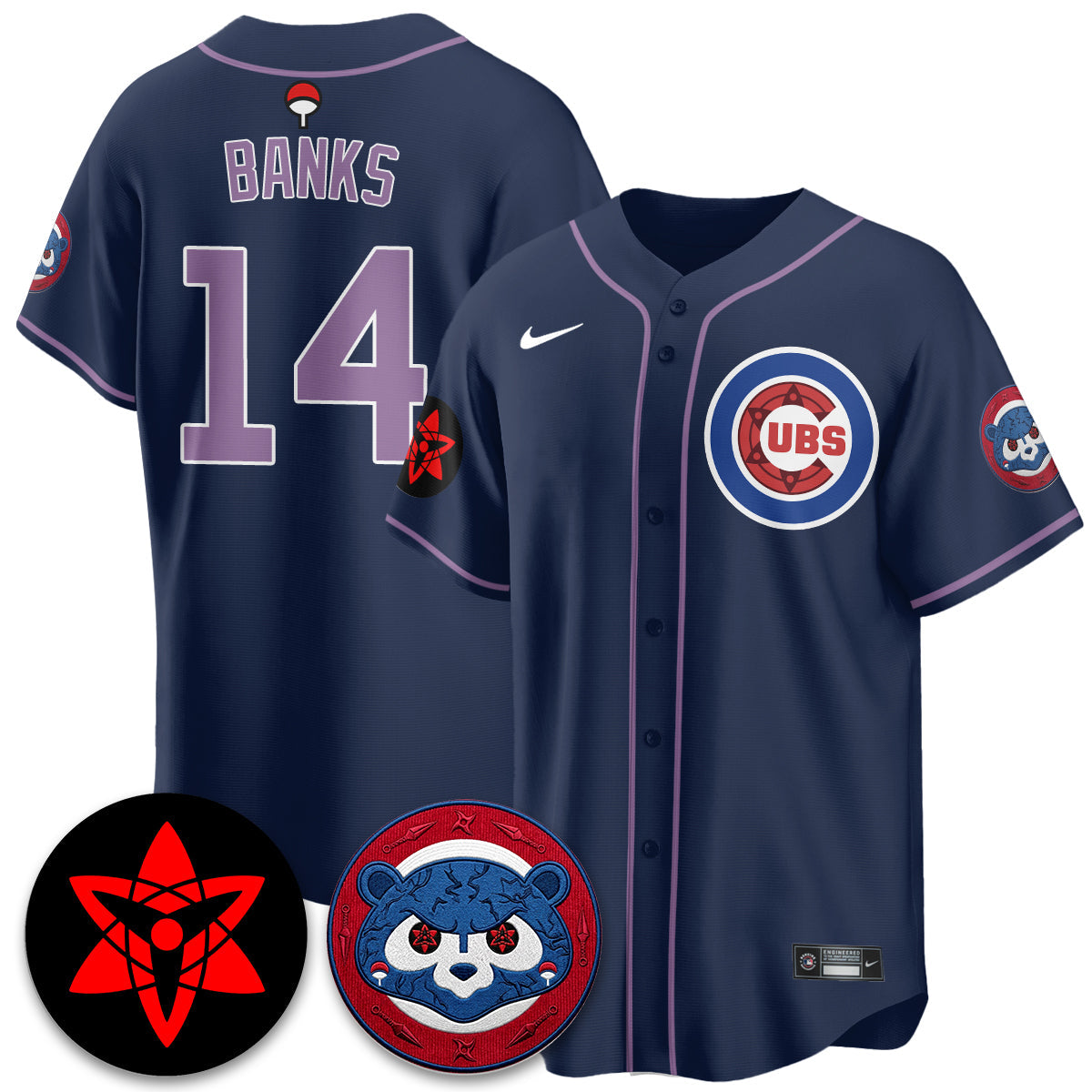 CHC Uchiha Sasuke Vapor Limited Jersey - Stitched