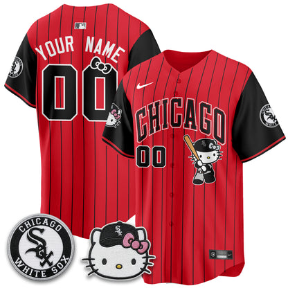 Chicago White Sox x Meow KT Vapor Custom Jersey - Stitched